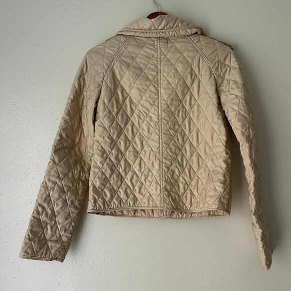 Lilly Pulitzer Beige Quilted Jacket Size XS - Picture 11 of 12